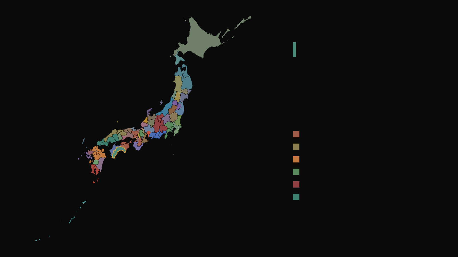 この世界の現在の地図
