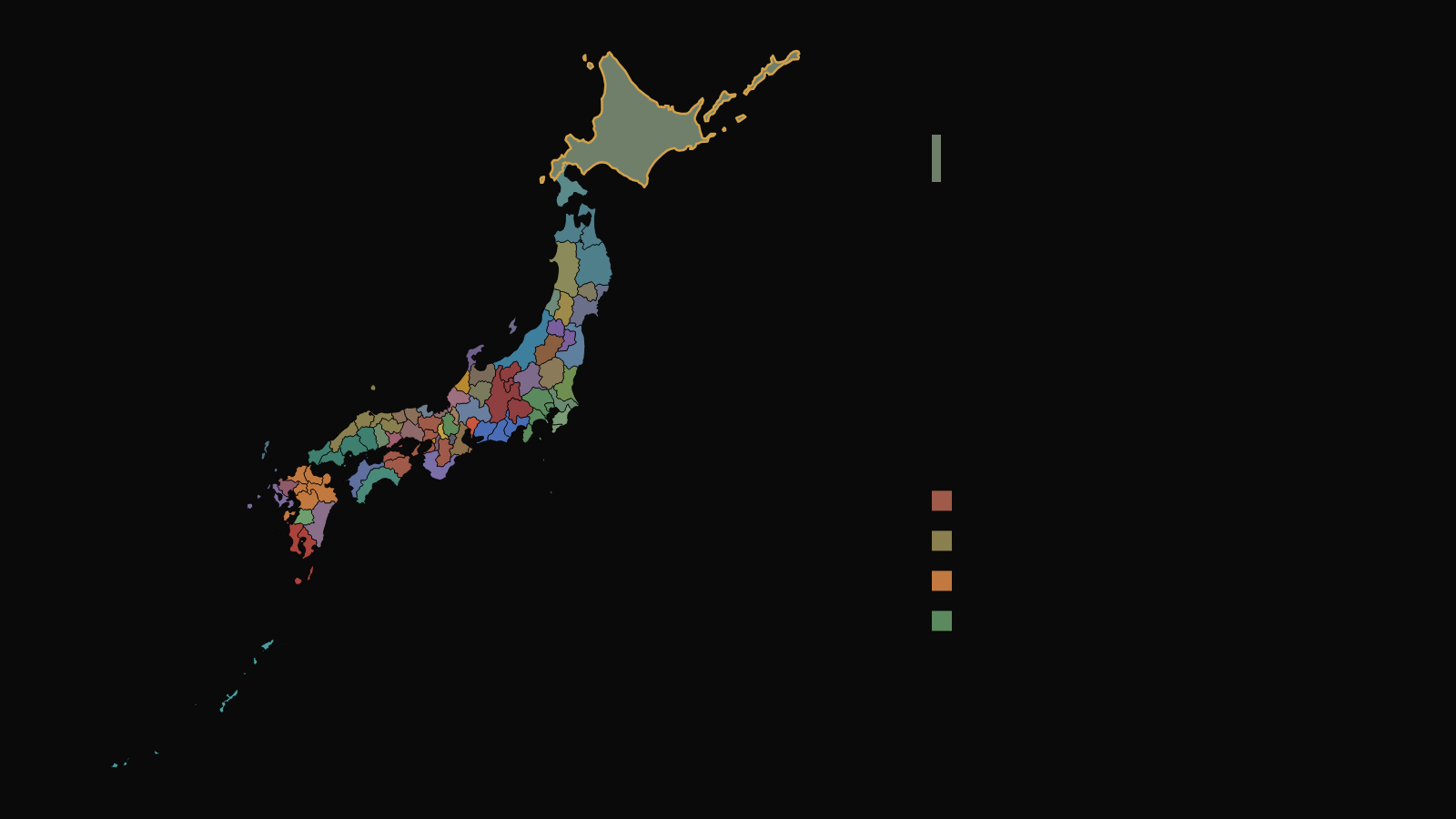 この世界の現在の地図