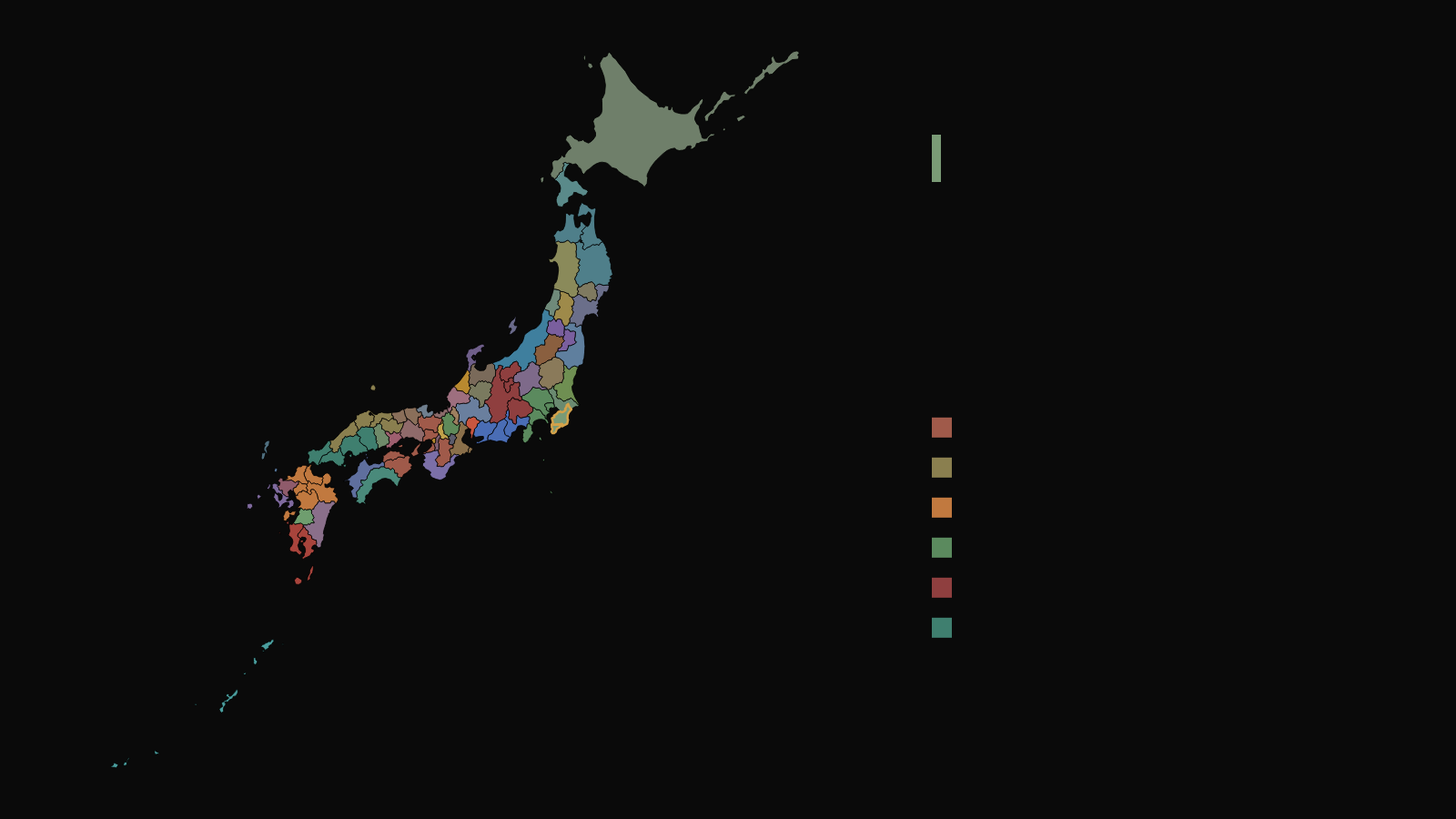 この世界の現在の地図