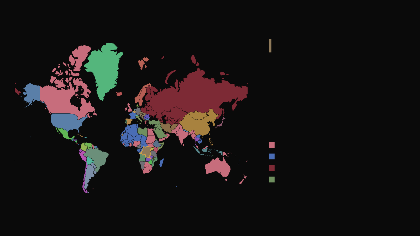 この世界の現在の地図