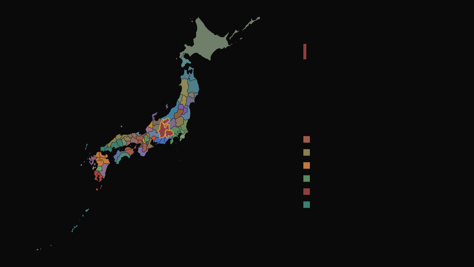この世界の現在の地図