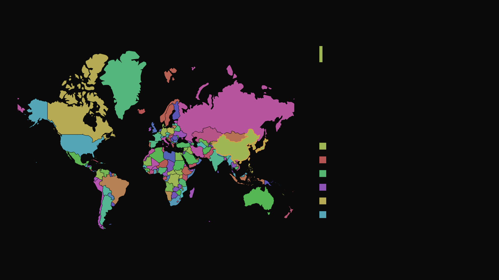 この世界の現在の地図