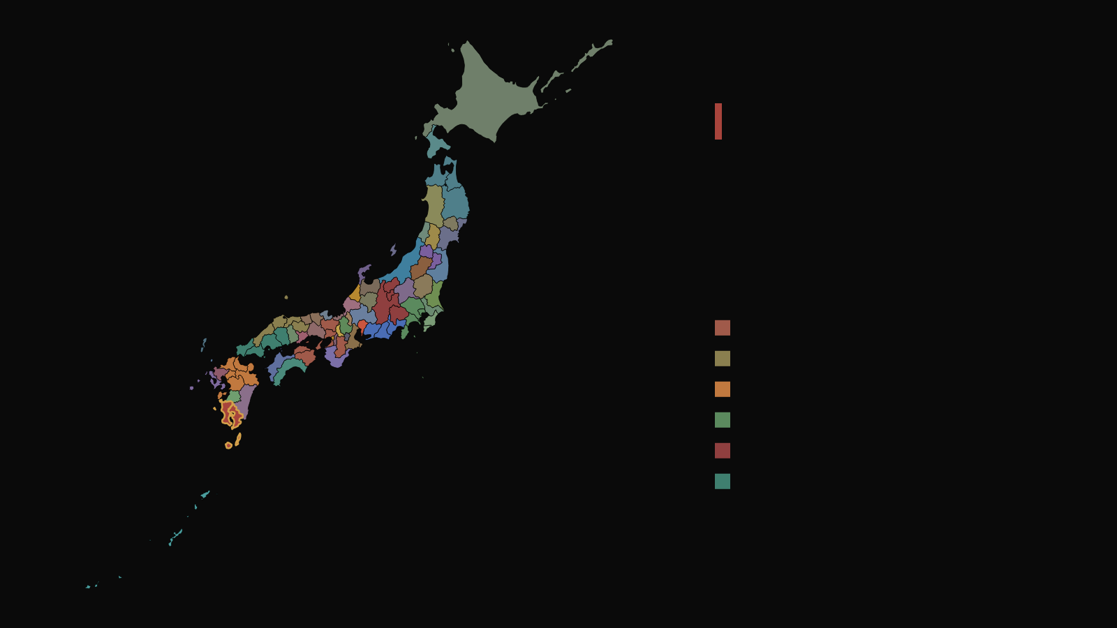 この世界の現在の地図