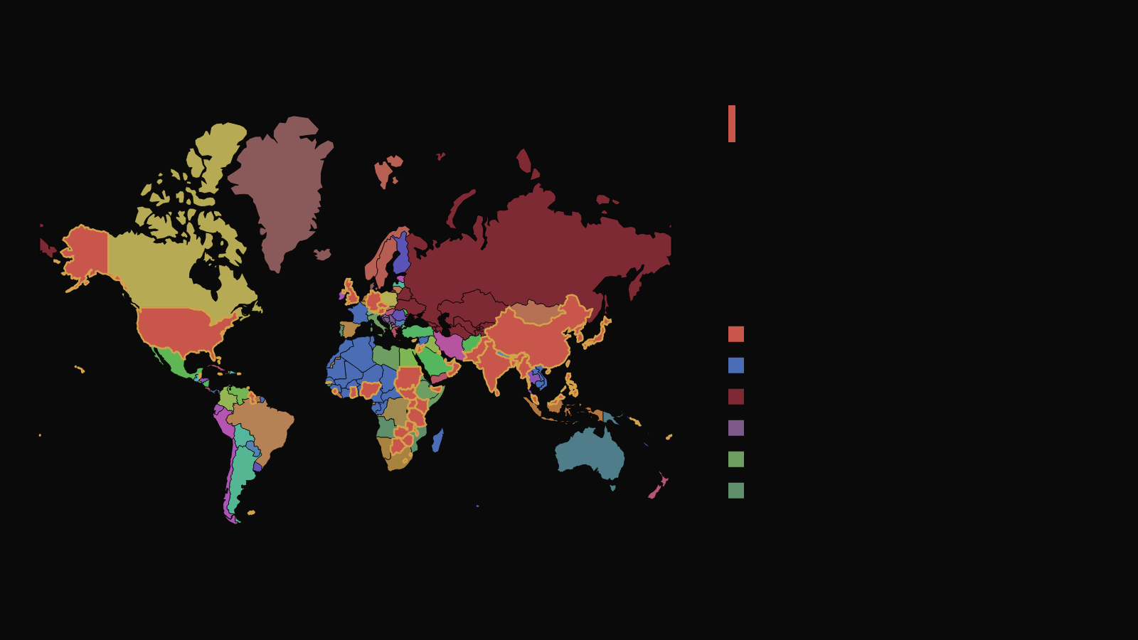 この世界の現在の地図
