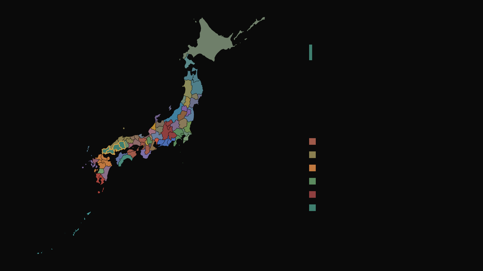 この世界の現在の地図