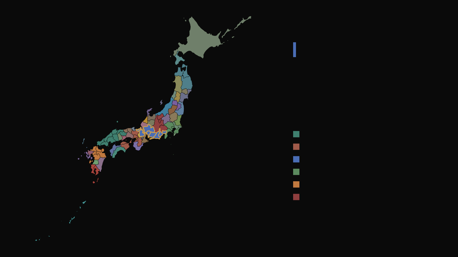 この世界の現在の地図