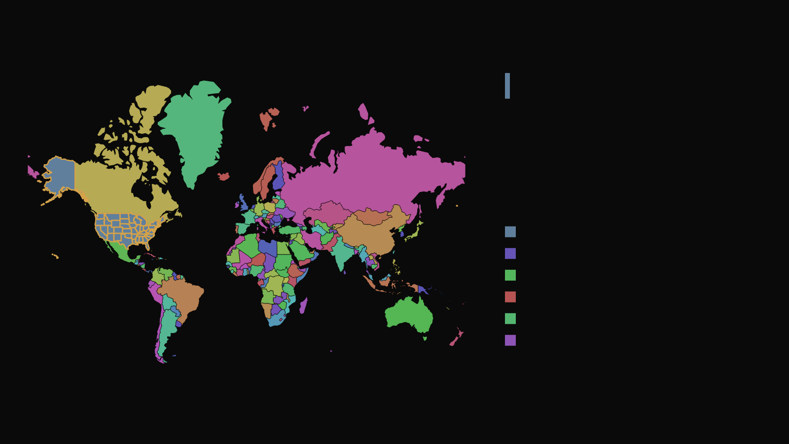 この世界の現在の地図