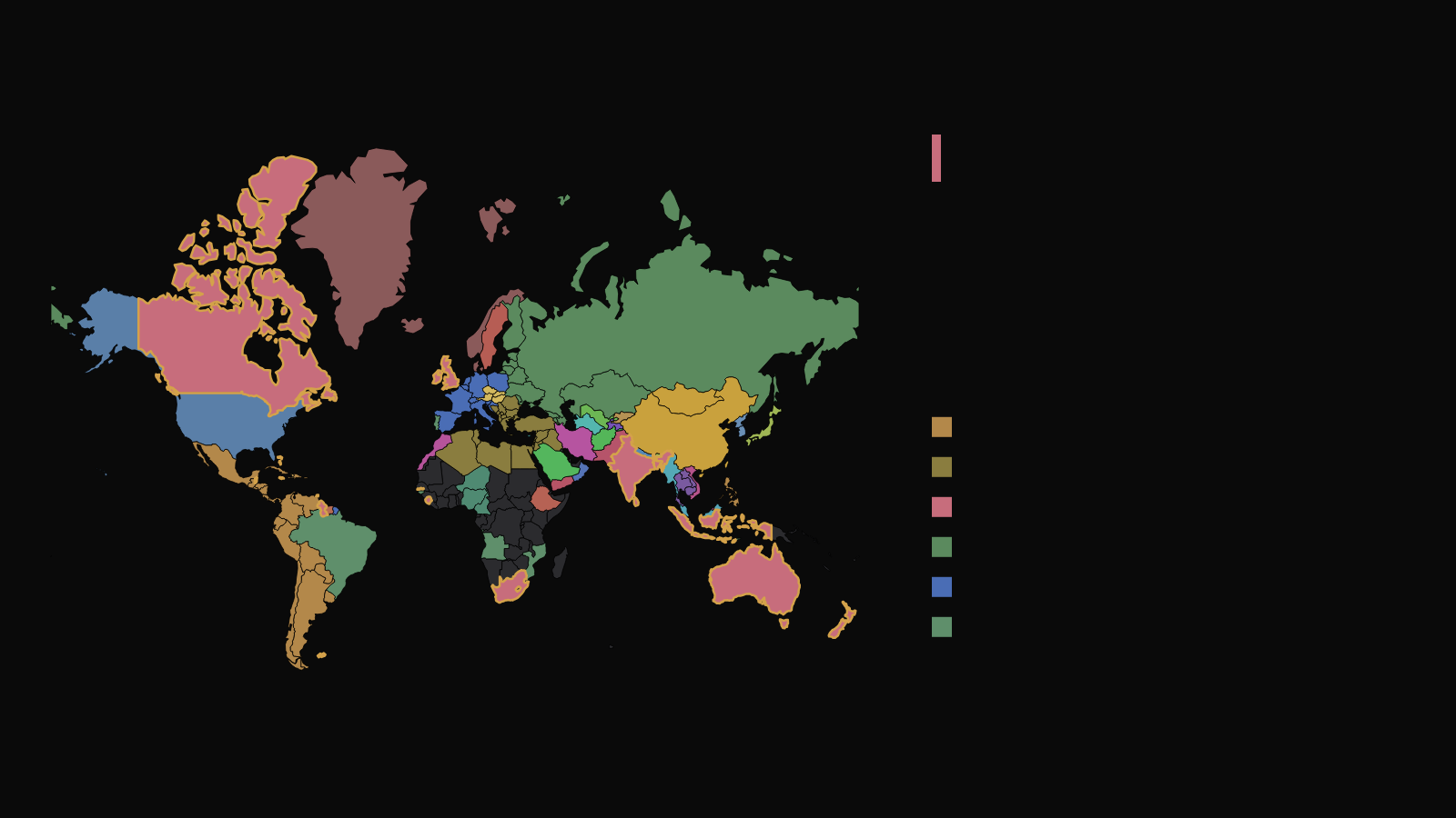 この世界の現在の地図
