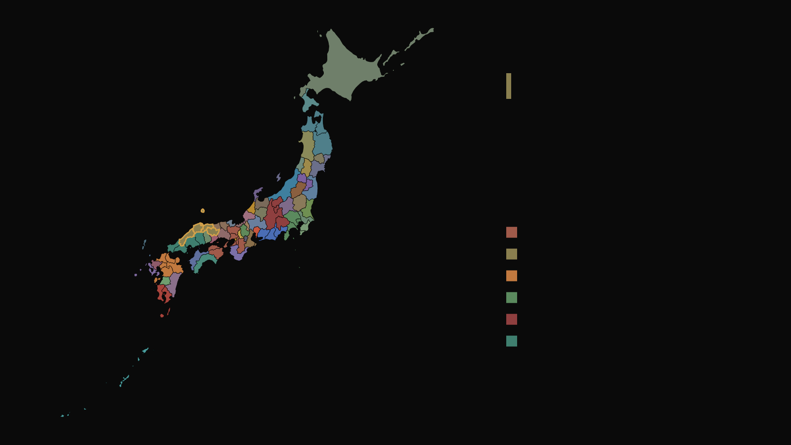 この世界の現在の地図