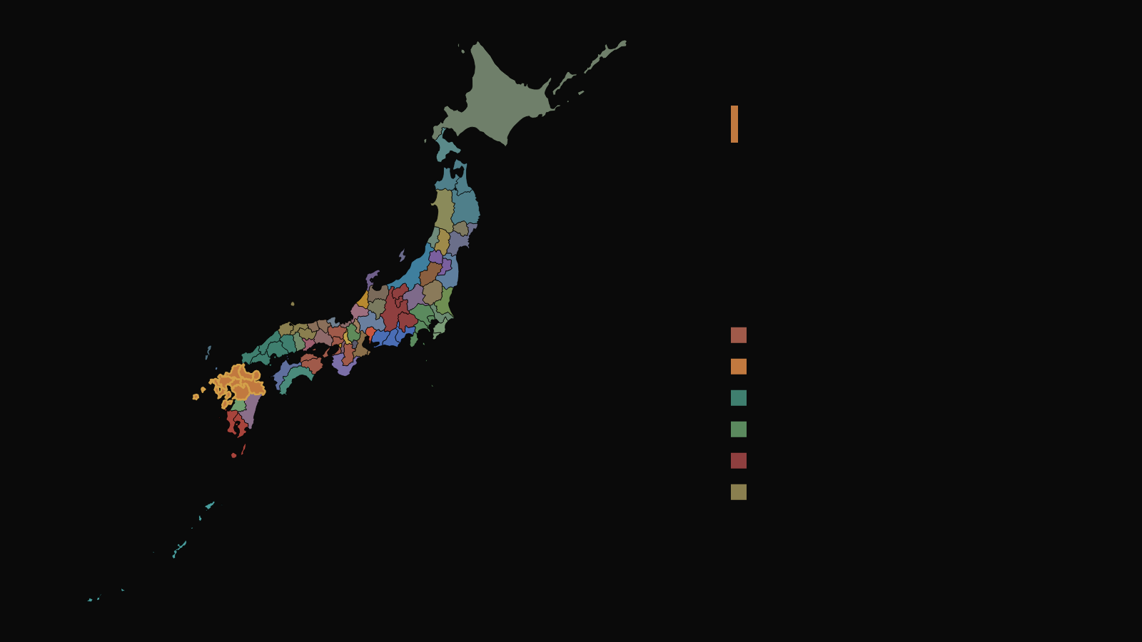 この世界の現在の地図