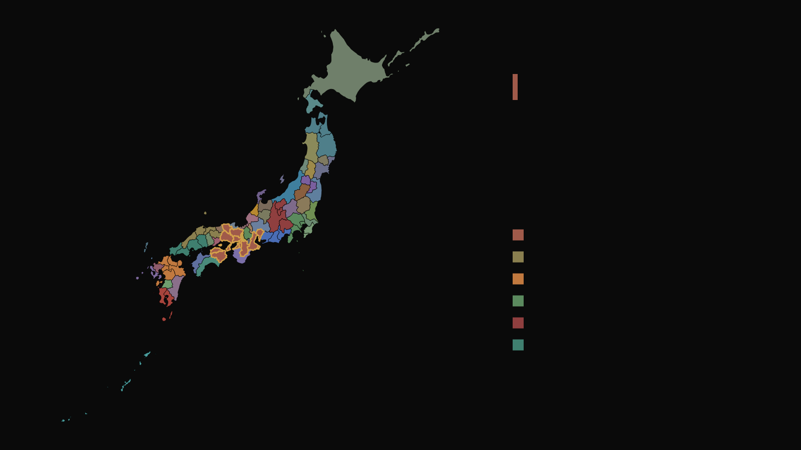 この世界の現在の地図