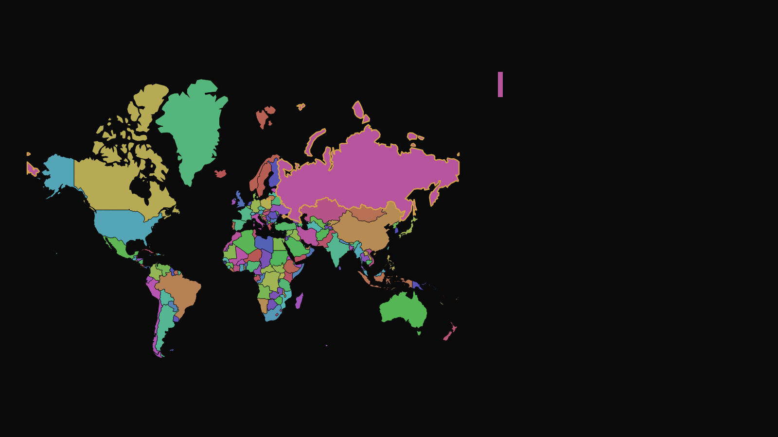 この世界の現在の地図