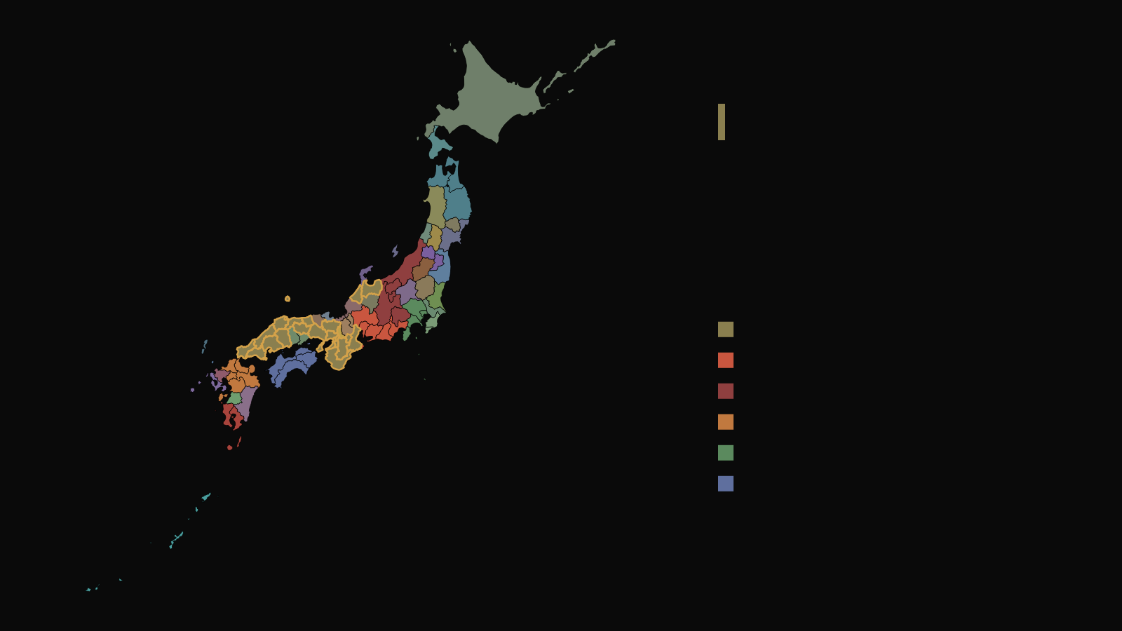 この世界の現在の地図