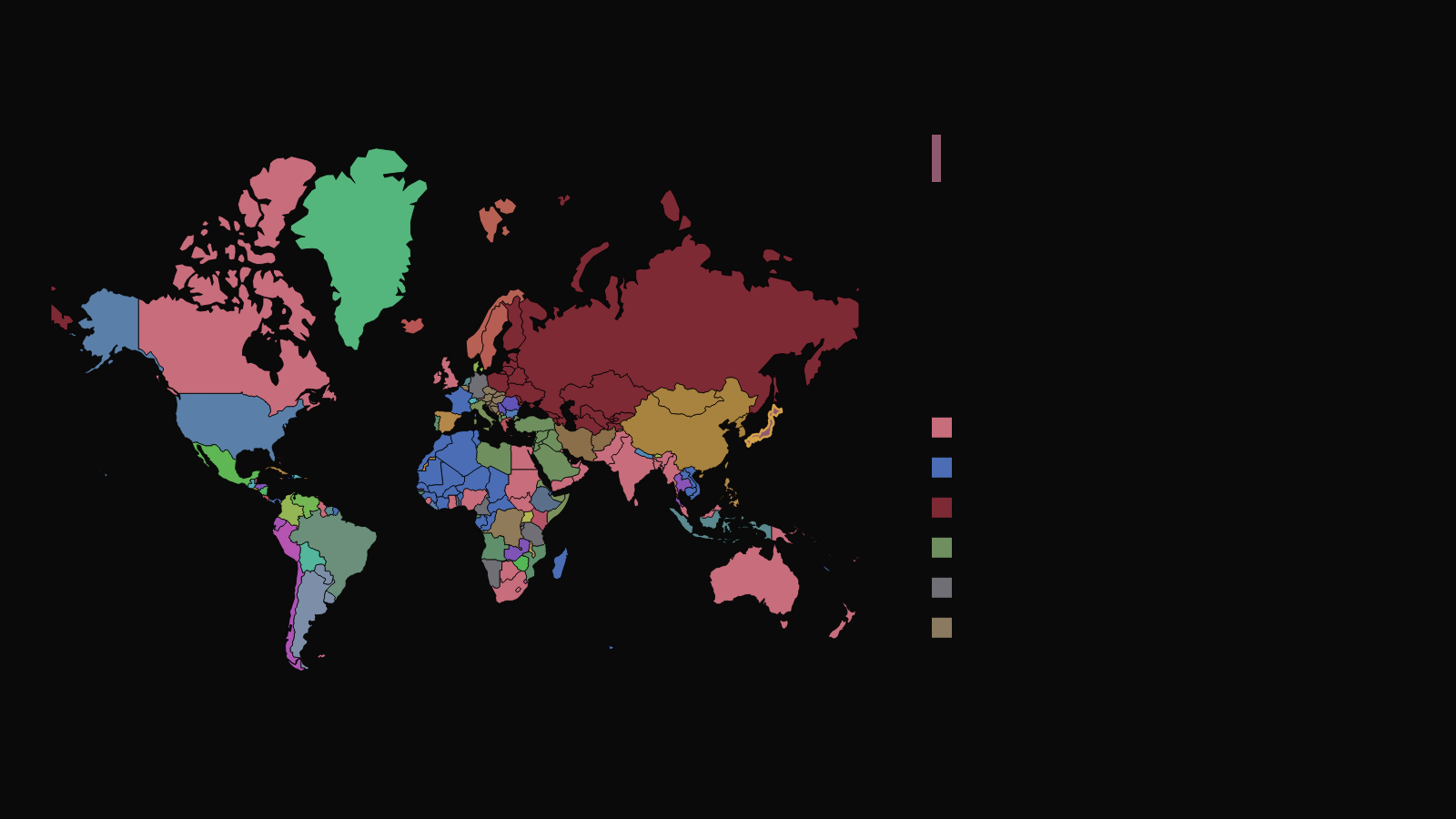 この世界の現在の地図